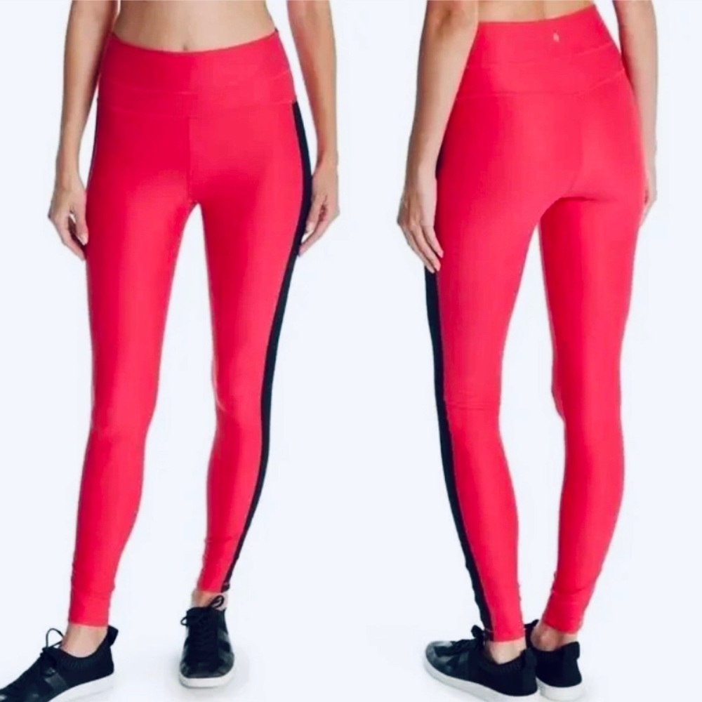Spiritual Gangster Cherry Pink and Black Love Is Love Leggings NWT